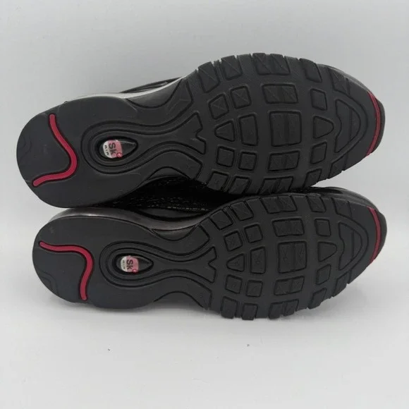 Nike Air Max Deluxe Skepta Black Deep Red Men's Running Shoes Size 9.5 - Picture 4 of 10